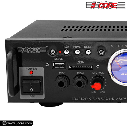 XCore Dual Channel Amplifier Car Audio System 300W Audio Reciver Car