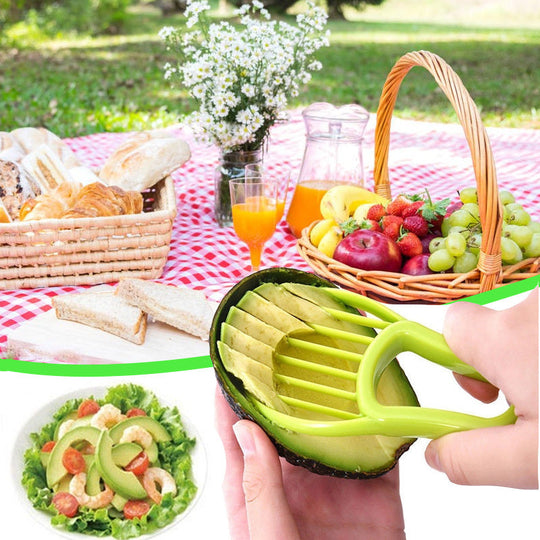 Effortless 3in1 Avocado Slicer for Home  Outdoors