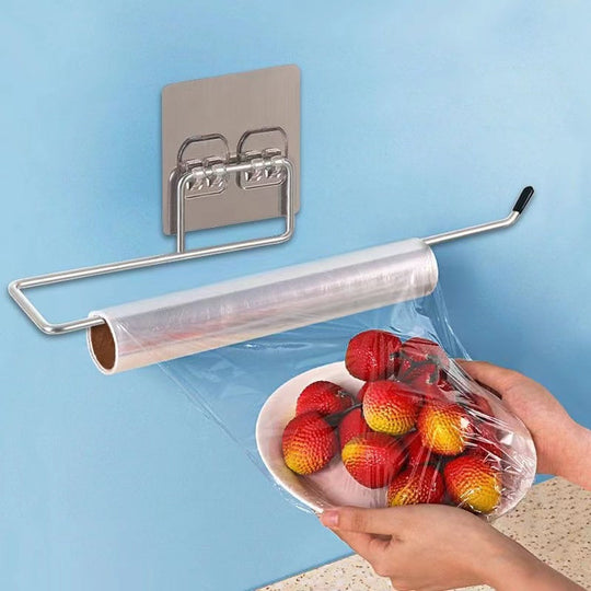 Stainless Steel Wall-Mounted Paper Towel Holder - Versatile Kitchen &