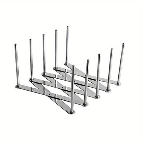 Retractable Multi-Purpose Stainless Steel Dish Plate Rack - Kitchen
