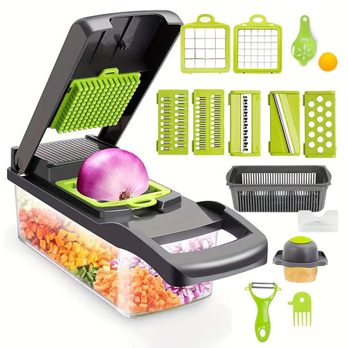 16in1 Multifunctional Vegetable Chopper  Slicer Set.