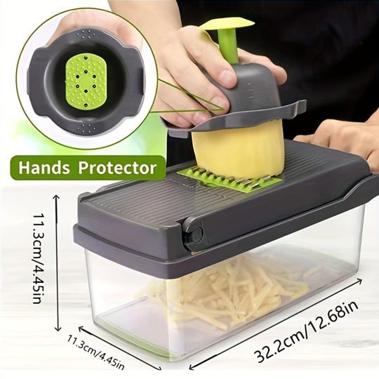 16in1 Multifunctional Vegetable Chopper  Slicer Set.