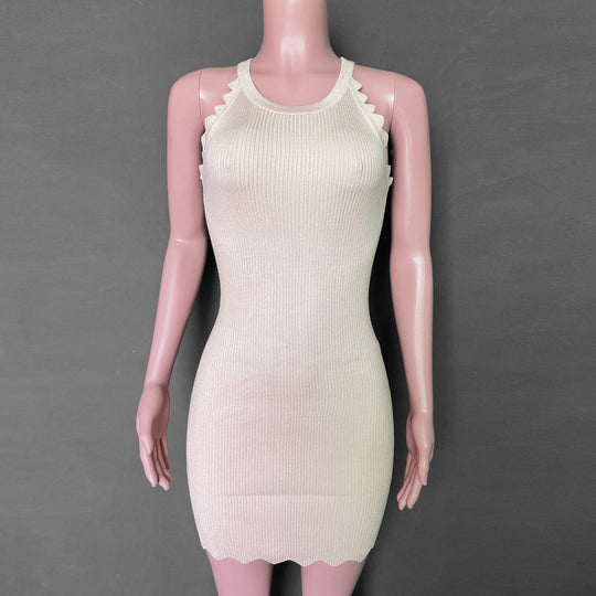 Women Clothing Sexy Stretch Flattering Petal Edges Camisole Solid.