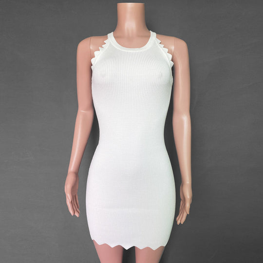 Women Clothing Sexy Stretch Flattering Petal Edges Camisole Solid.