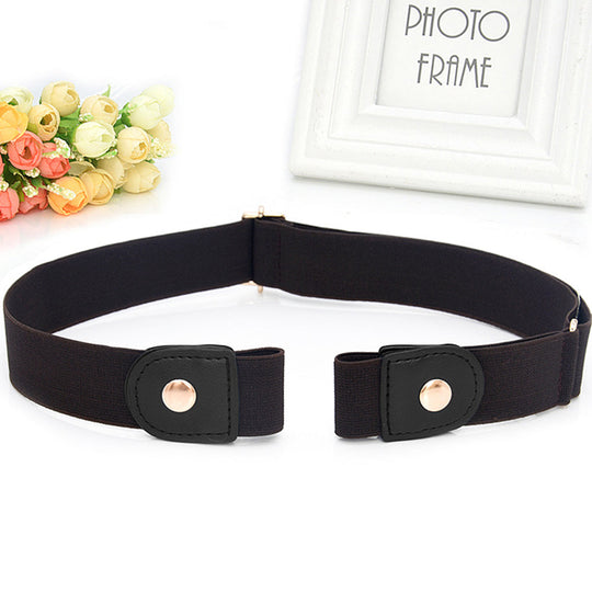 Invisible Buckle-Free Stretch Belt for Women and Men Perfect Waist