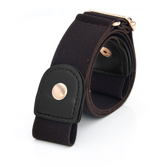 Invisible Buckle-Free Stretch Belt for Women and Men Perfect Waist