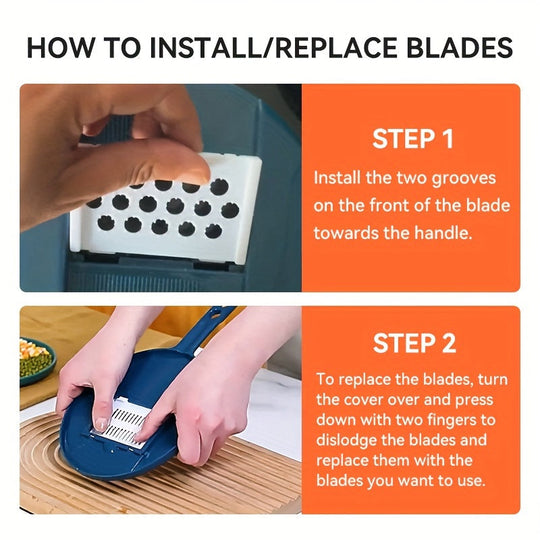 12in1 Manual Vegetable Chopper  Slicer