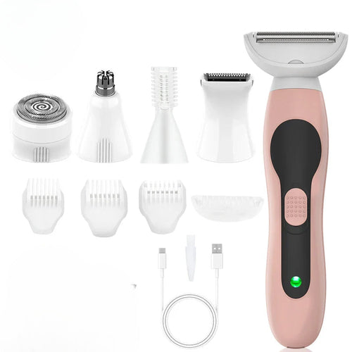 Multifunctional 4-in-1 Women's Shaving Set Electric Hair Removal
