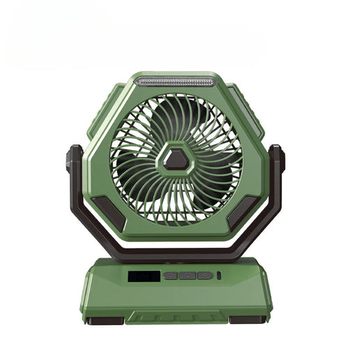 6000mAh Camping Fan Rechargeable Outdoor Fan Ceiling Oscillating Fan
