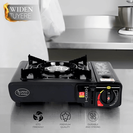 Alpine Cuisine Lightweight Portable Gas Stove for Outdoor and Indoor C