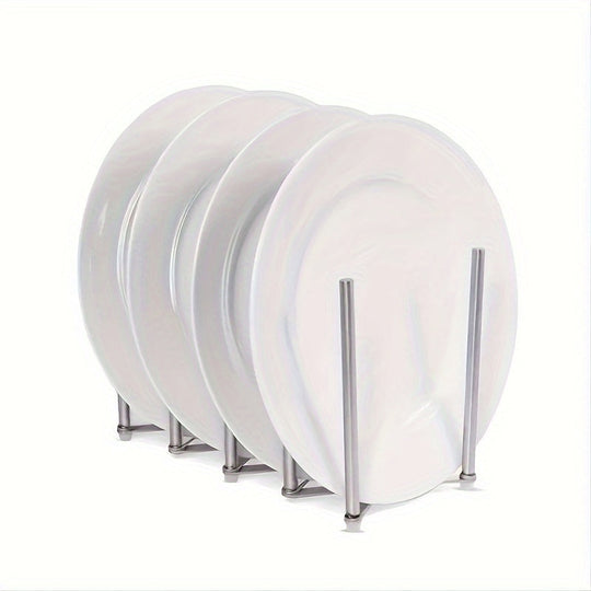 Retractable Multi-Purpose Stainless Steel Dish Plate Rack - Kitchen