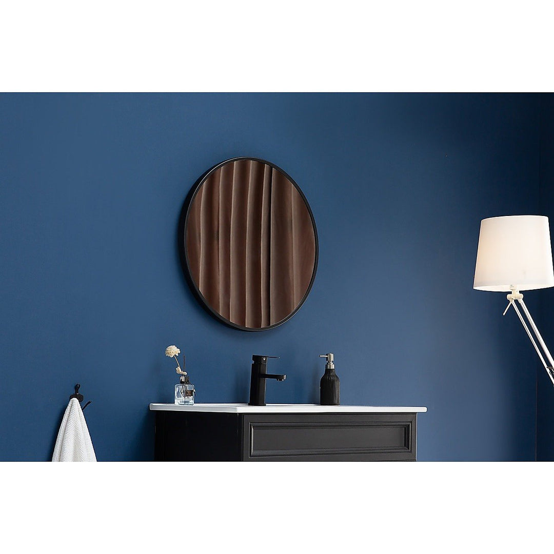 90cm Round Wall Mirror Bathroom Makeup Mirror by Della Francesca -