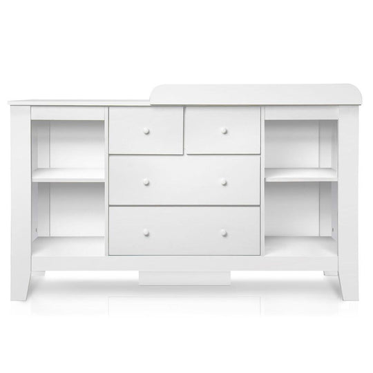 Keezi Baby Changing Table Diaper Station Drawers Chest Cabinet Nursery