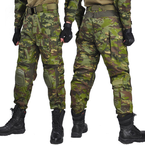 G3 Combat Pants +Pads Elastic Sport Pant Tactical Gear US CP Climb