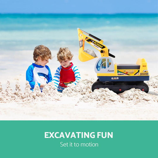 Keezi Ride On Car Toys Kids Excavator Digger Sandpit Bulldozer Car
