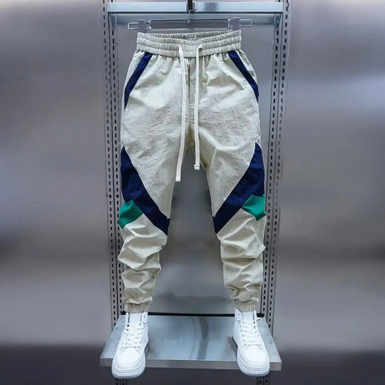 Cargo Pants for Men Multipockets Stretch Joggers Khaki Trousers Man