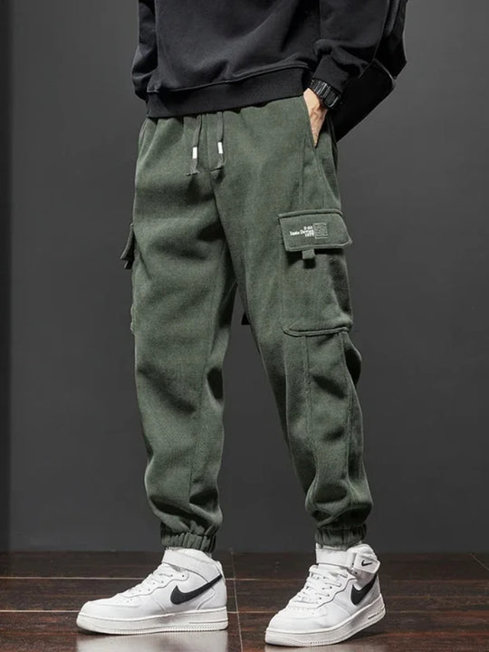 Spring Autumn New Style Elastic Waist Casual Pants for Men Stretch