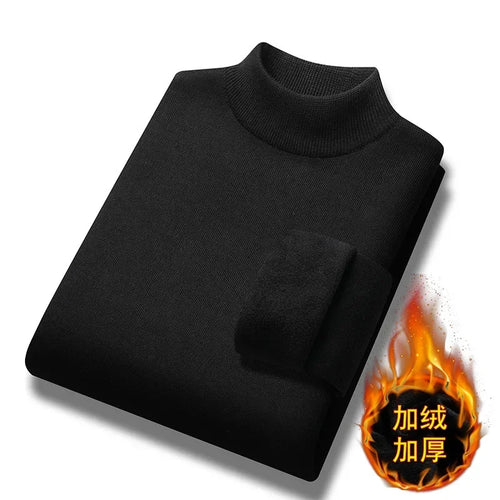 New 2025 Basic Warm Sweater for Men Winter Casual Pullover Warm