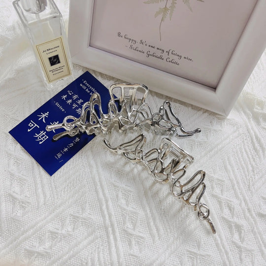 Large Metal Hair Claw Clip Irregular Hairpins Punk Style Hair Claws