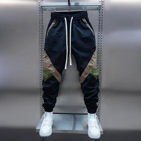 Cargo Pants for Men Multipockets Stretch Joggers Khaki Trousers Man