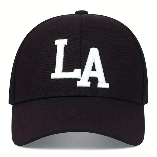 LA letter Baseball cap Casual women's fashion letter embroidered visor