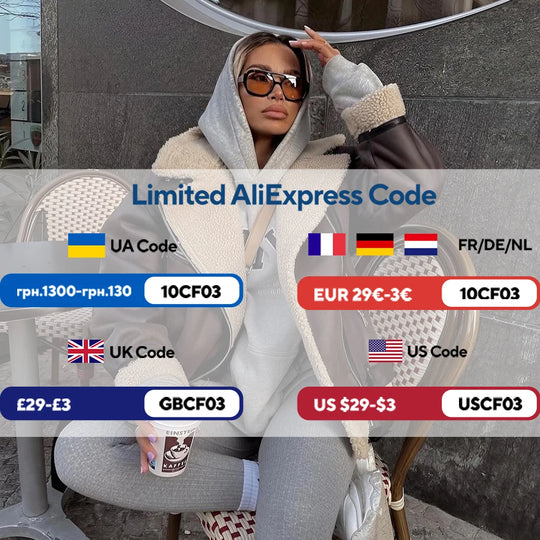Suninheart Fashion Winter Warm Faux Fur Jacket Women Long Sleeve Moto