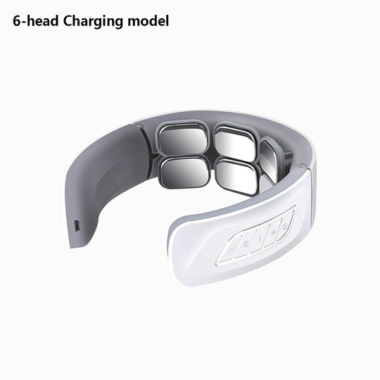 New Neck Massage Intelligent USB Rechargeable Adjustment Heating Pressing Pulse Portable Pulse Cervical Spine Massager Neck Care