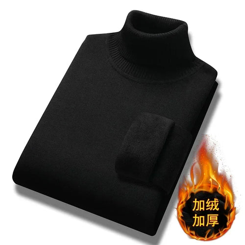 New 2025 Basic Warm Sweater for Men Winter Casual Pullover Warm