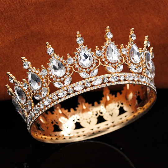 Queen King Tiaras and Crowns for Birthday Party Cake Crown Topper Bridal Wedding Crown Girls Tiara Hair jewelry Accessories