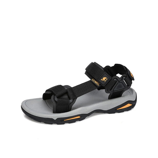 GOLDEN CAMEL Men's Sandals for Men Strap Men Shoes Hiking Walking Beach Slippers Outdoor Summer Casual Sandals Summer 2023 New