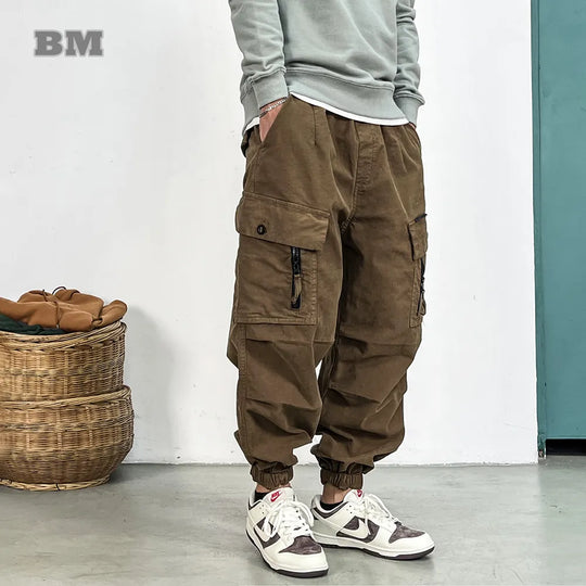 High Quality Loose Tactical Cargo Pants For Men Clothing Harajuku