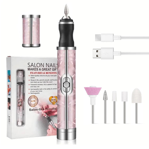 Rechargeable Electric Nail Drill Machine Cordless Electric Nail