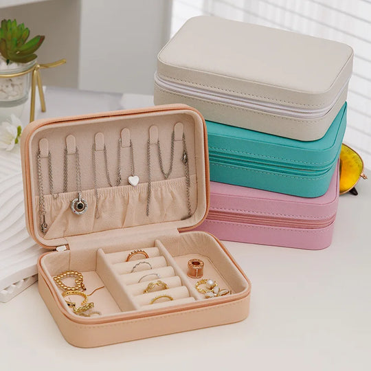 Three-layer Jewelry Storage Box for High-end Exquisite Necklaces, Earrings,Gold Jewelry Box Hand Accessories with Large Capacity