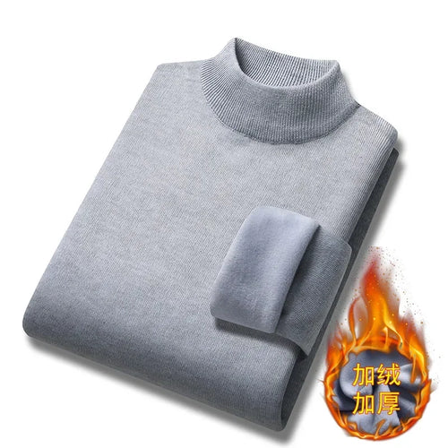 New 2025 Basic Warm Sweater for Men Winter Casual Pullover Warm