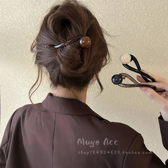 Simple Women Hairpins Charming Hair Styling Tools Hair Clips Jewelry