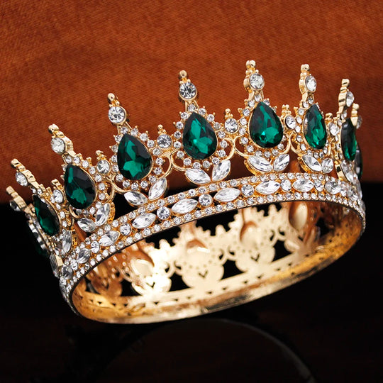 Queen King Tiaras and Crowns for Birthday Party Cake Crown Topper Bridal Wedding Crown Girls Tiara Hair jewelry Accessories
