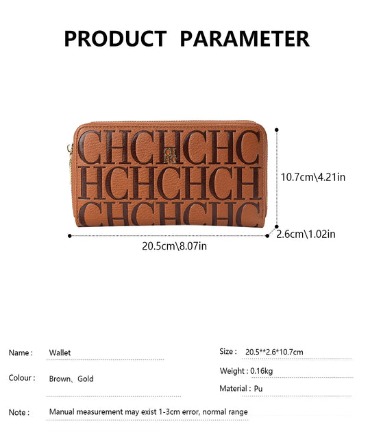 CH Niche Light Luxury Brand Wallet High Quality Exquisite Compact Women's Wallet Elegant Convenient With Fashion