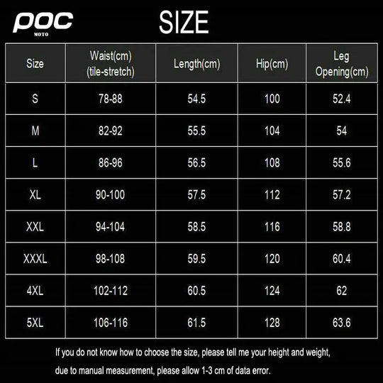 Moto POC Cycling Summer Mtb Downhill Pants Waterproof Breathable Men