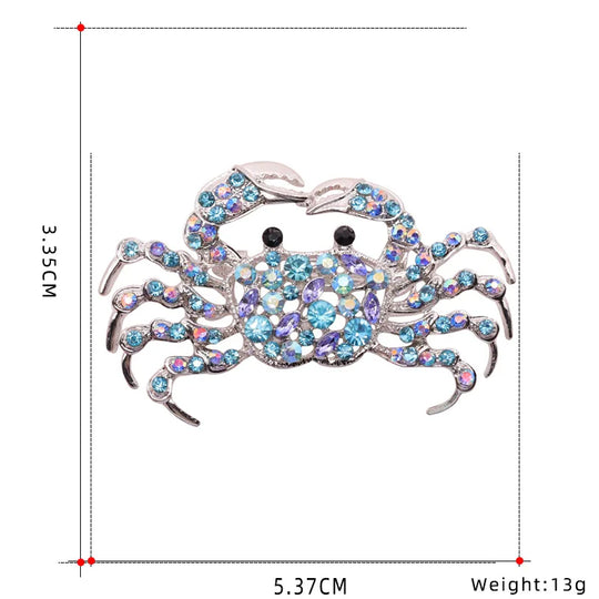 Hotsale Beautiful Sapphire Blue Crystal Rhinestone Peacock Brooch Jewelry Pin Accessories Animal Brooch