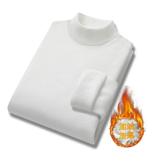 New 2025 Basic Warm Sweater for Men Winter Casual Pullover Warm