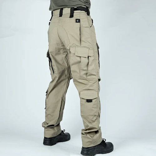 Tactical Cargo Pants Mens Multi-Pockets Wear-resistant Military