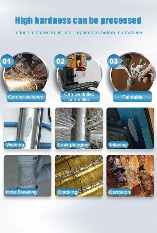 AB Type Glue Casting Super Strong Glue Sticks All Liquid Metal Repair Waterproof Waterproof Sealant Roof Waterproofing Welding