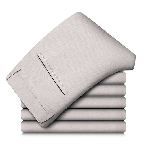 98% Cotton Men's Chinos & Casual Pants, Khaki Pants, Loose Straight ,