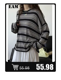 Khaki Hollow Out Tassels T-shirt Half-body Skirt Two Pieces Suit New Round Neck Women Fashion Spring Summer