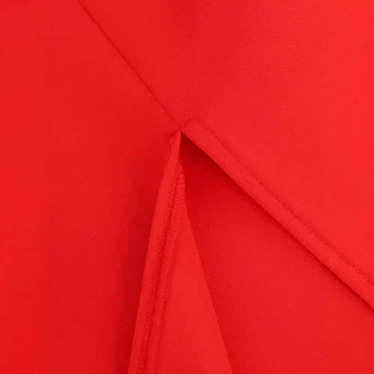 Design sense: niche, sexy, one shoulder lotus leaf edge banquet dress, hip hugging skirt, women's party dress
