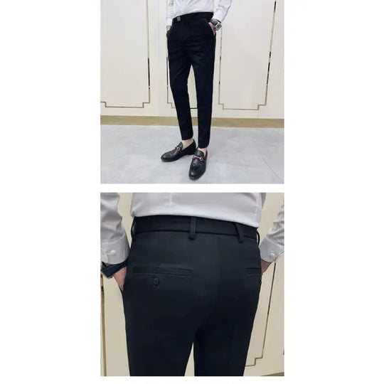 Size 28-36 Men Ankle Length Pants Spring Autumn  Casual Slim   Long