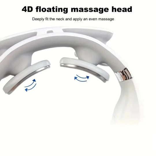 New Neck Massage Intelligent USB Rechargeable Adjustment Heating Pressing Pulse Portable Pulse Cervical Spine Massager Neck Care