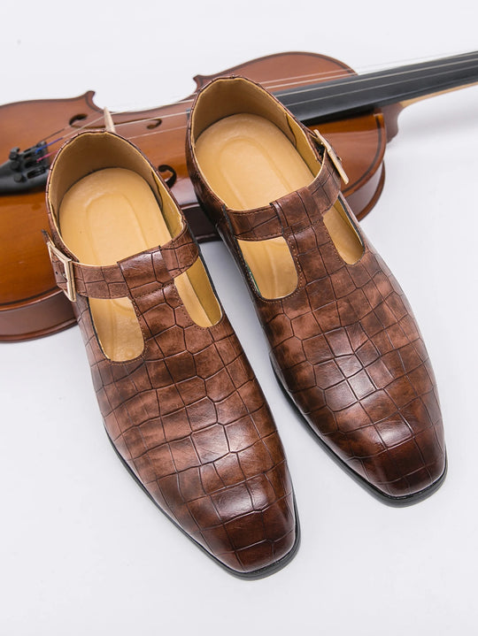 Business casual men's shoes Classic British style Fashion party and dance Plus Size 38-46 Plus Size Black leather shoes Hot