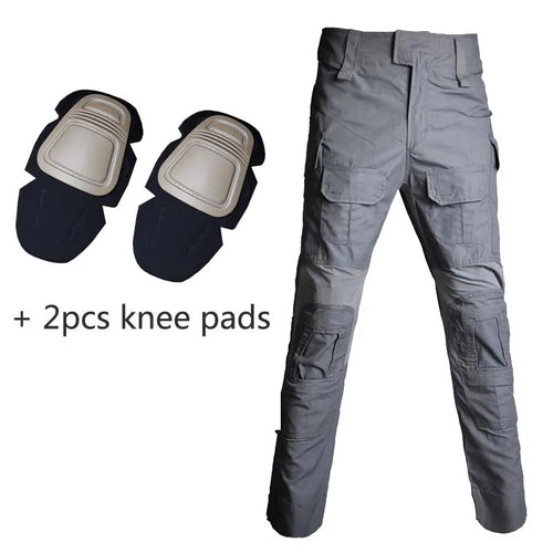 G3 Combat Pants +Pads Elastic Sport Pant Tactical Gear US CP Climb