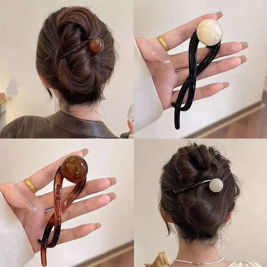 Simple Women Hairpins Charming Hair Styling Tools Hair Clips Jewelry